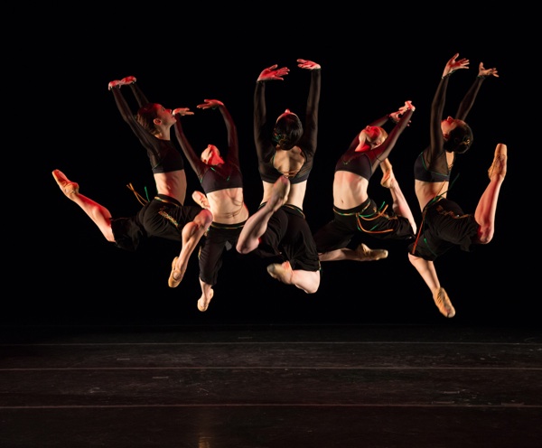 Company C in Bolero by Charles Anderson. Dancers: Edilsa Armendariz, Chantelle Pianetta, Meghan Steffens, Daniella Zlatarev